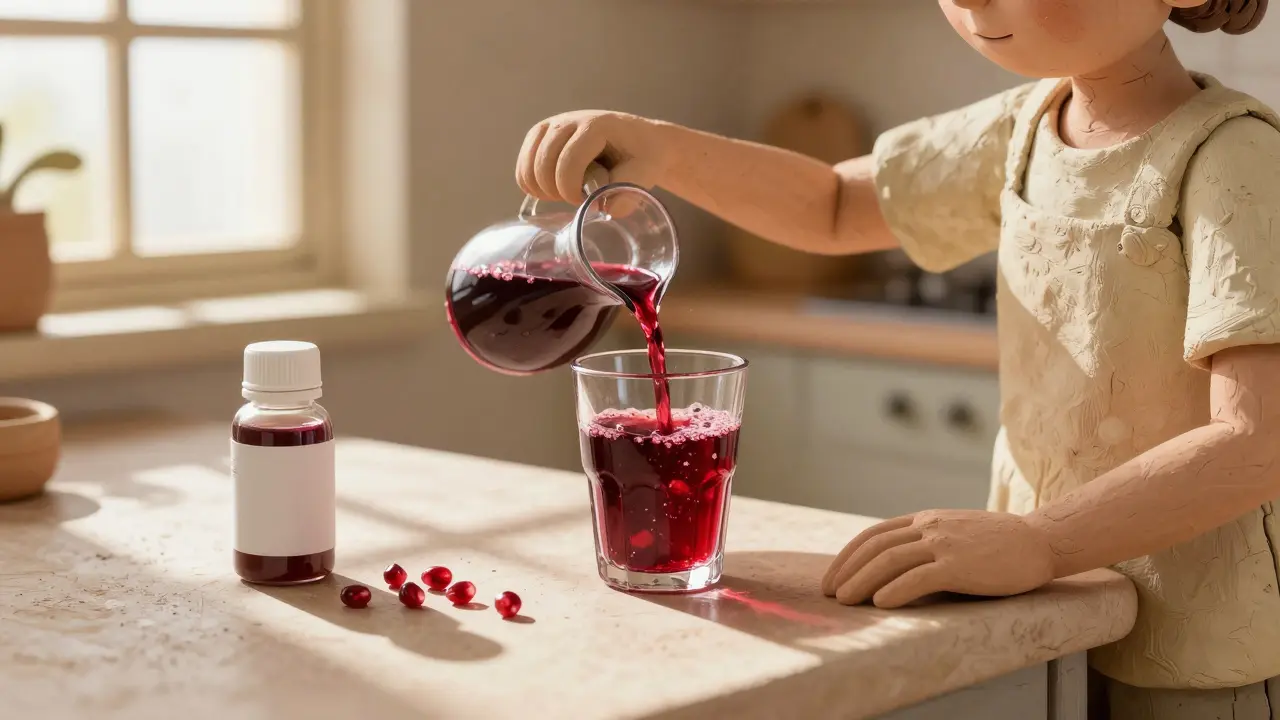 Pomegranate Juice and Medications: What You Really Need to Know About Drug Interactions